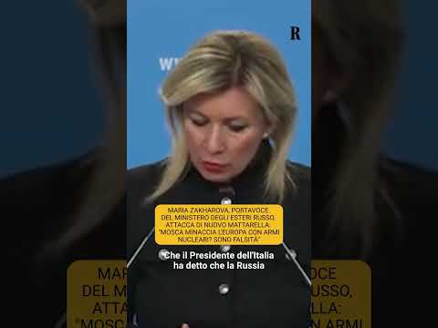 Zakharova contro Mattarella: falsità